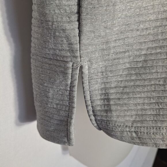 Danskin Womens Sweatshirt Oversized Gray Long Sleeve Ridged Cowl Neck Small P - Picture 6 of 10